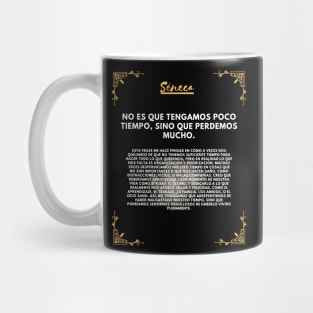 Seneca: the philosopher who invites you to make the most of your time Mug